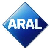 Aral Tankstellen Logo blau weiß