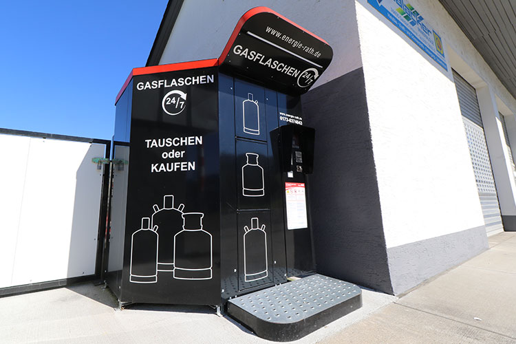Automat für Gasflaschen Tausch und Kauf